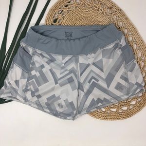 Athleta Girl Reflective Lined Shorts Size M